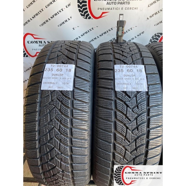 4 PNEUMATICI 235/60 R18 DUNLOP INVERNALI - immagine 3