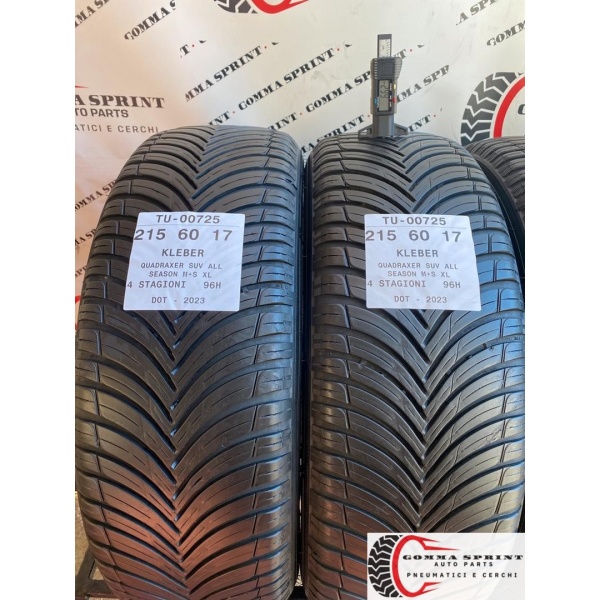 4 PNEUMATICI 215/60 R17 KLEBER 4 STAGIONI - immagine 3