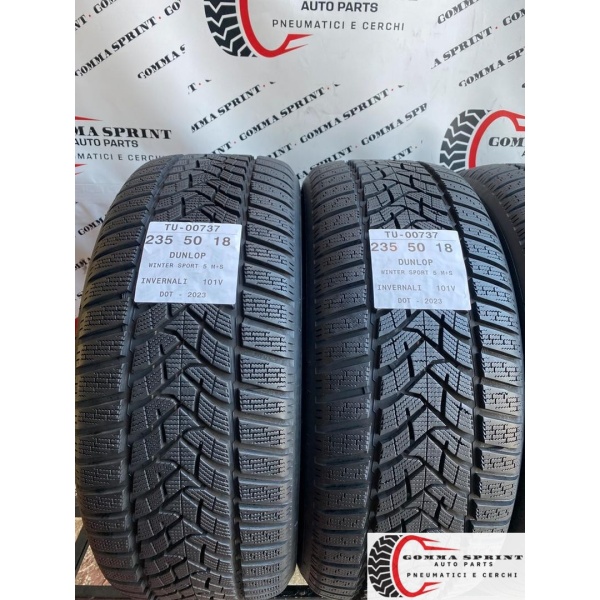 4 PNEUMATICI 235/50 R18 DUNLOP INVERNALI DEMO - immagine 3