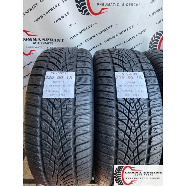 4 PNEUMATICI 235/50 R18 DUNLOP INVERNALI DEMO - immagine 3