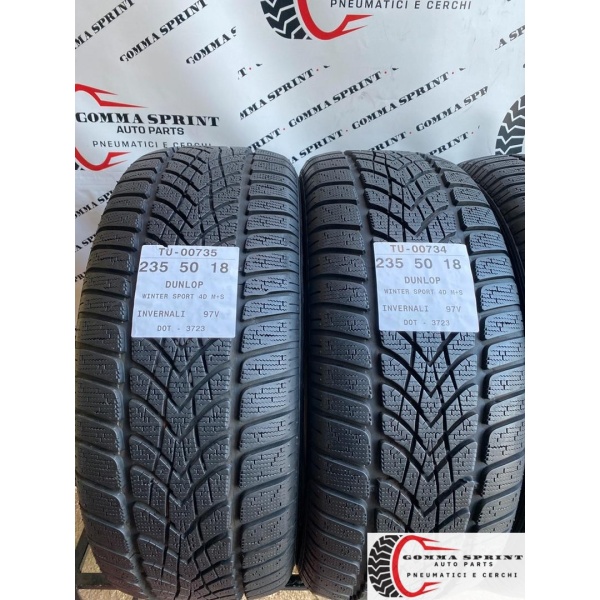 4 PNEUMATICI 235/50 R18 DUNLOP INVERNALI DEMO - immagine 3