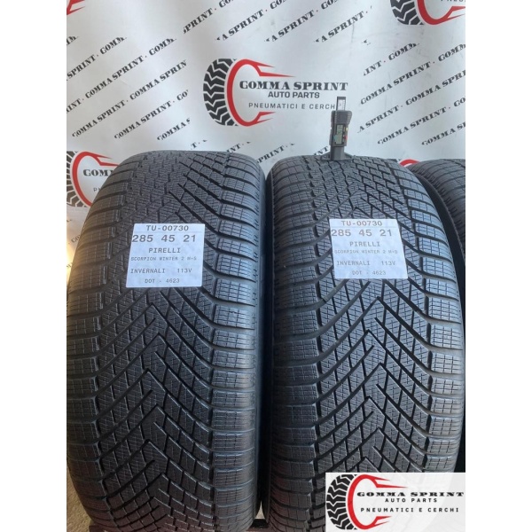4 PNEUMATICI 285/45 R21 PIRELLI INVERNALI 90% - immagine 3