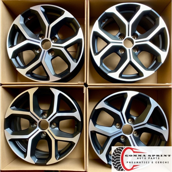 4 CERCHI IN LEGA ORIGINALI RAGGIO 16 CITROEN C3 C3 AIRCROSS C3 BERLINGO - immagine 3