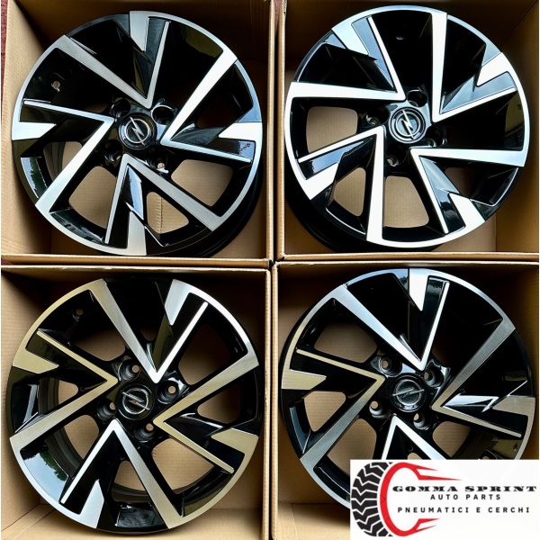 4 CERCHI IN LEGA ORIGINALI RAGGIO 16 OPEL CORSA - immagine 4