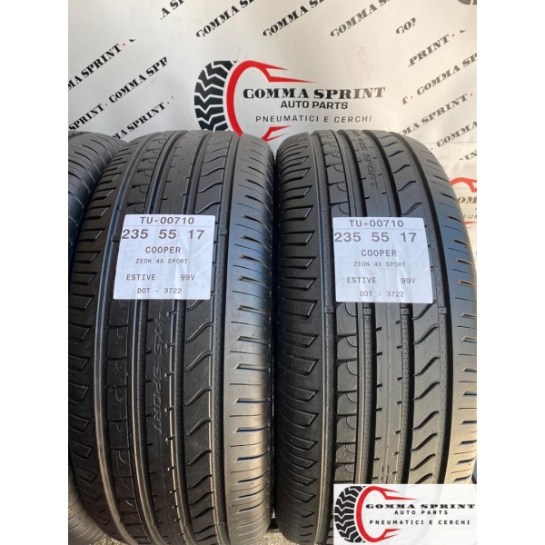 4 PNEUMATICI 235/55 R17 COOPER ESTIVE KM0 - immagine 4