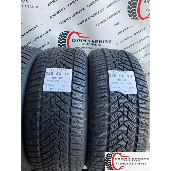 4 PNEUMATICI 235/50 R18 DUNLOP INVERNALI DEMO - immagine 4