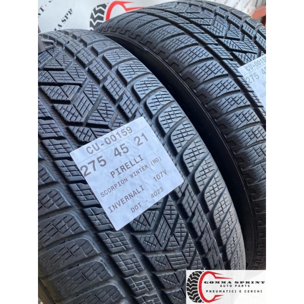 2 PNEUMATICI 275/45 R21 PIRELLI INVERNALI 85% - immagine 4