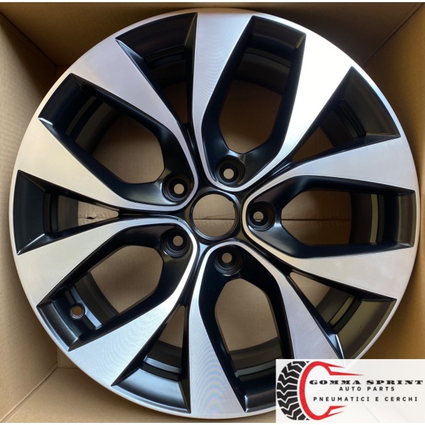 4 CERCHI IN LEGA ORIGINALI RAGGIO 17 RENAULT NEW CAPTUR - immagine 4