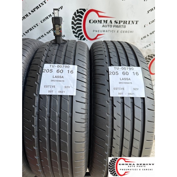 4 PNEUMATICI 205/60 R16 LASSA ESTIVE - immagine 5