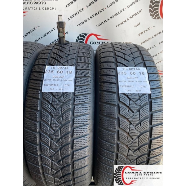 4 PNEUMATICI 235/60 R18 DUNLOP INVERNALI - immagine 5
