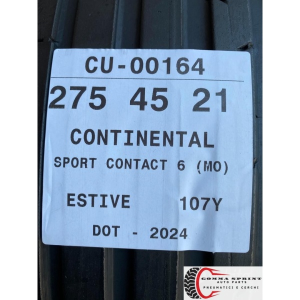 2 PNEUMATICI 275/45 R21 CONTINENTAL ESTIVE - immagine 5
