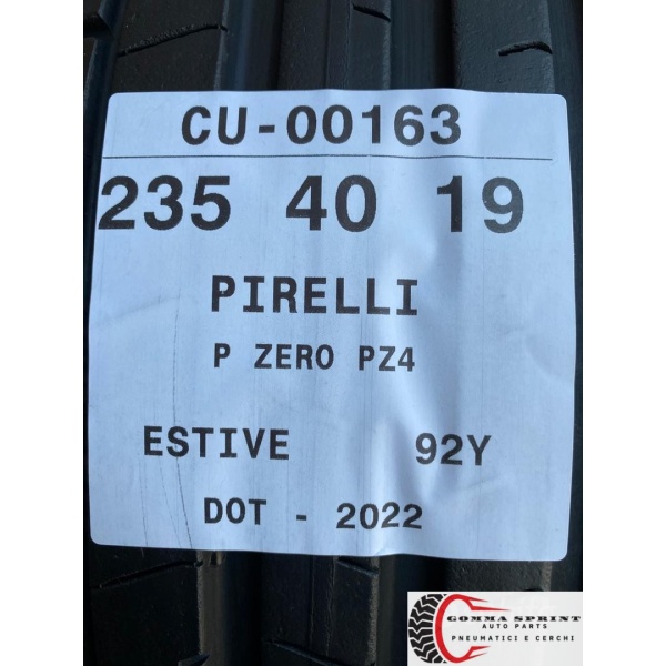 2 PNEUMATICI 235/40 R19 PIRELLI ESTIVE 75% - immagine 5