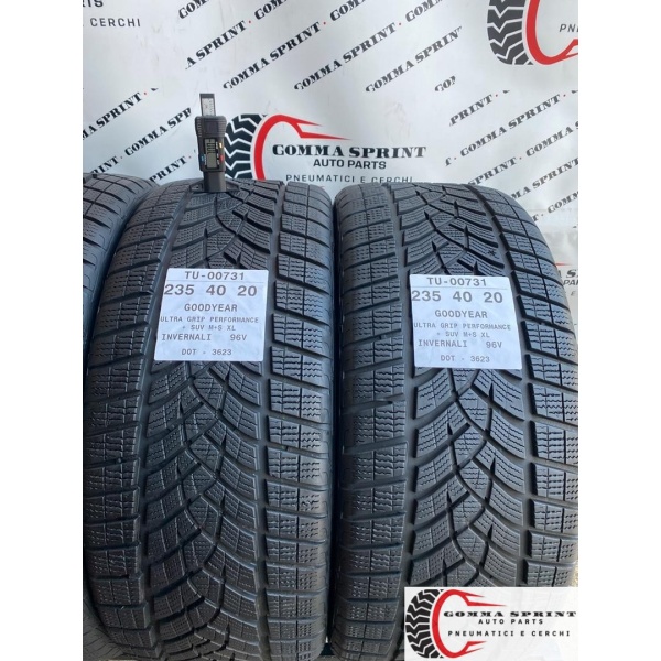4 PNEUMATICI 235/40 R20 GOODYEAR INVERNALI 95% - immagine 5