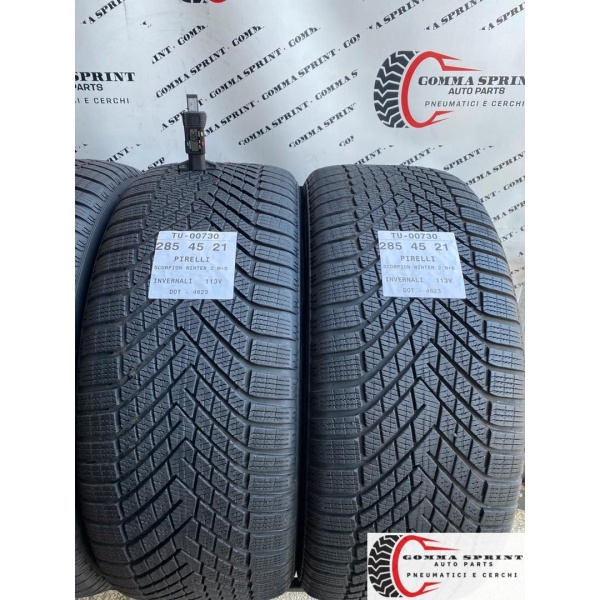 4 PNEUMATICI 285/45 R21 PIRELLI INVERNALI 90% - immagine 5
