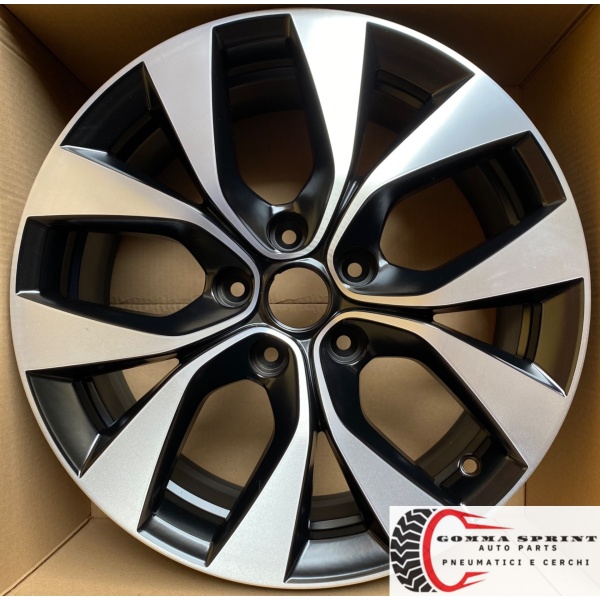 4 CERCHI IN LEGA ORIGINALI RAGGIO 17 RENAULT NEW CAPTUR - immagine 5