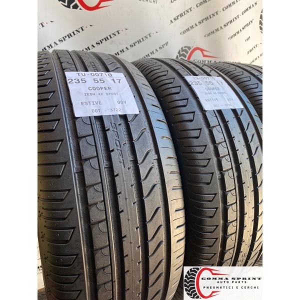 4 PNEUMATICI 235/55 R17 COOPER ESTIVE KM0 - immagine 6