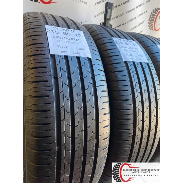 4 PNEUMATICI 215/65 R17 CONTINENTAL ESTIVE 85% - immagine 6