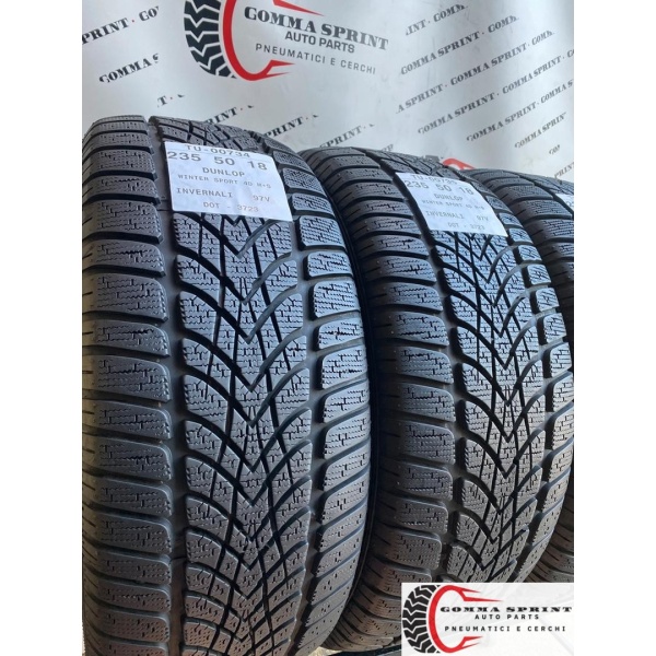 4 PNEUMATICI 235/50 R18 DUNLOP INVERNALI DEMO - immagine 6