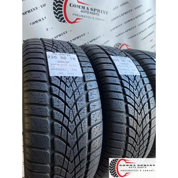 4 PNEUMATICI 235/50 R18 DUNLOP INVERNALI DEMO - immagine 6