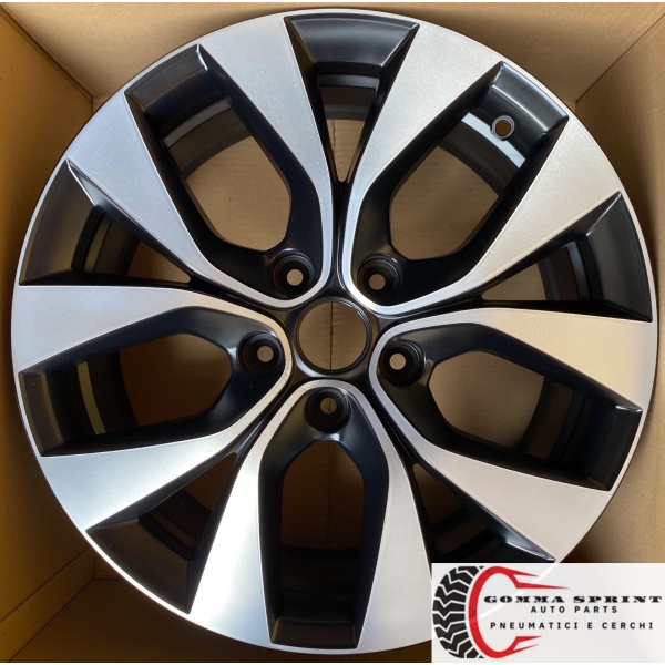 4 CERCHI IN LEGA ORIGINALI RAGGIO 17 RENAULT NEW CAPTUR - immagine 6