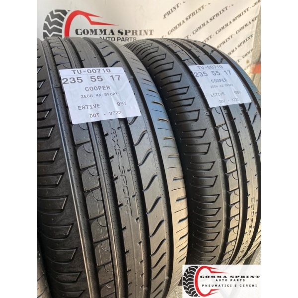 4 PNEUMATICI 235/55 R17 COOPER ESTIVE KM0 - immagine 7