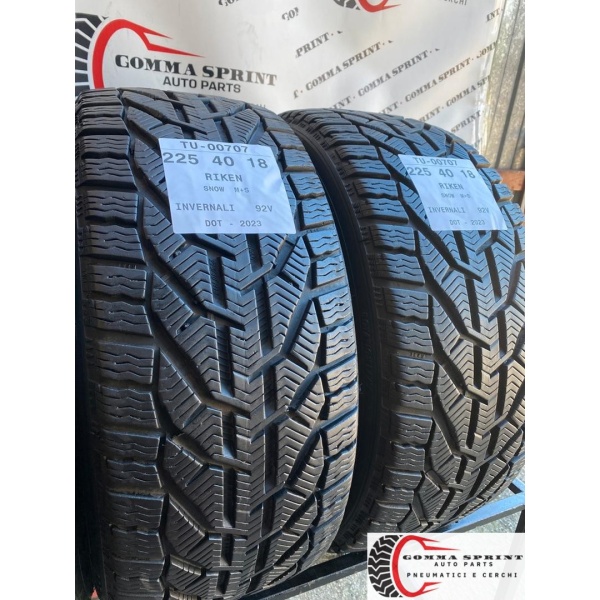 4 PNEUMATICI 225/40 R18 RIKEN INVERNALI 95% - immagine 7