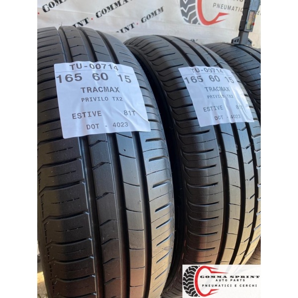 4 PNEUMATICI 165/60 R15 TRACMAX ESTIVE - immagine 7