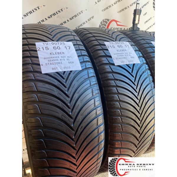 4 PNEUMATICI 215/60 R17 KLEBER 4 STAGIONI - immagine 7