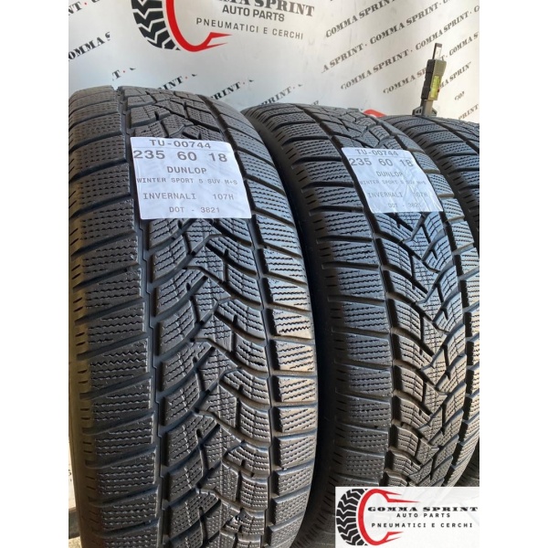 4 PNEUMATICI 235/60 R18 DUNLOP INVERNALI - immagine 7