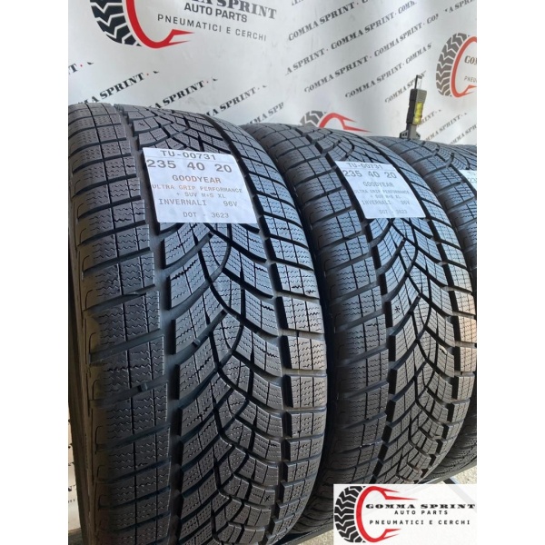 4 PNEUMATICI 235/40 R20 GOODYEAR INVERNALI 95% - immagine 7