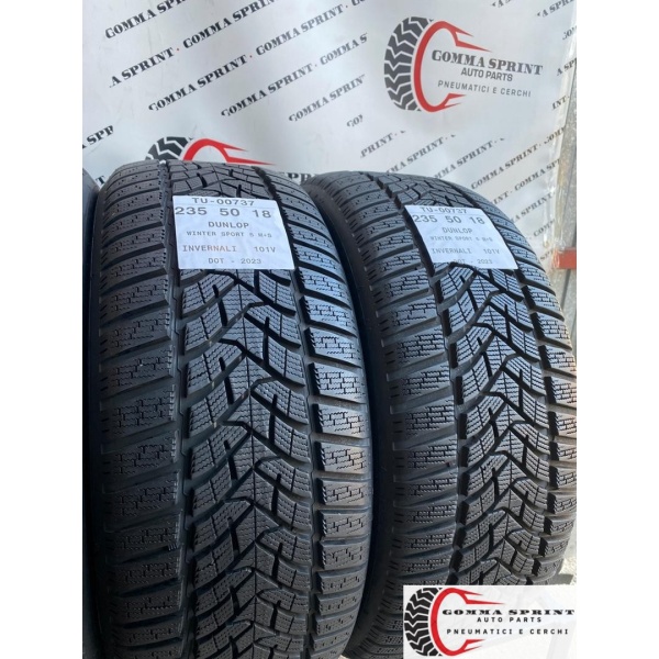 4 PNEUMATICI 235/50 R18 DUNLOP INVERNALI DEMO - immagine 7