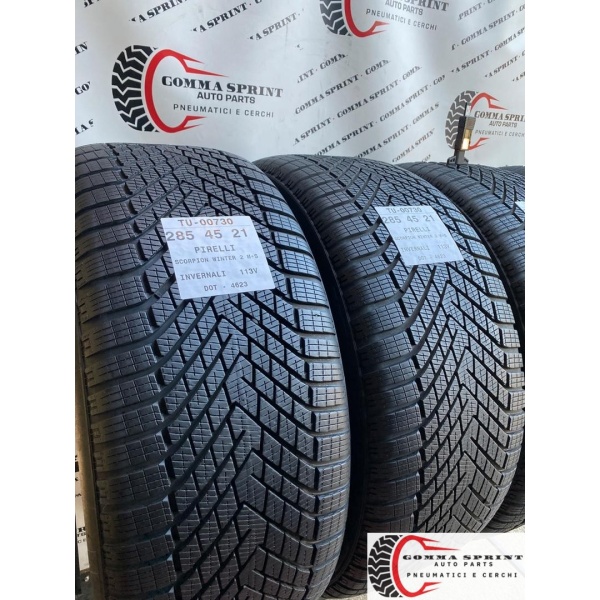 4 PNEUMATICI 285/45 R21 PIRELLI INVERNALI 90% - immagine 7