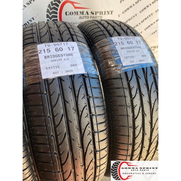 4 PNEUMATICI 215/60 R17 BRIDGESTONE ESTIVE DEMO - immagine 7