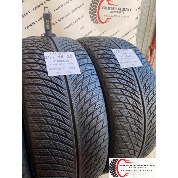 4 PNEUMATICI 255/45 R20 MICHELIN INVERNALI - immagine 8