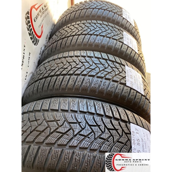 4 PNEUMATICI 225/55 R17 DUNLOP INVERNALI KM0 - immagine 8