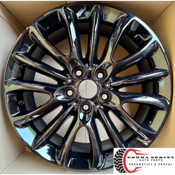 4 CERCHI IN LEGA ORIGINALI RAGGIO 17 MINI NEW CLUBMAN COUNTRYMAN NERO LUCIDO - immagine 8