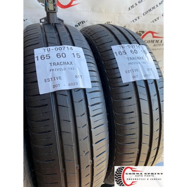 4 PNEUMATICI 165/60 R15 TRACMAX ESTIVE - immagine 8