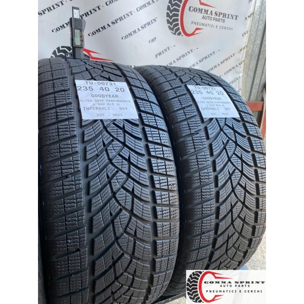 4 PNEUMATICI 235/40 R20 GOODYEAR INVERNALI 95% - immagine 8