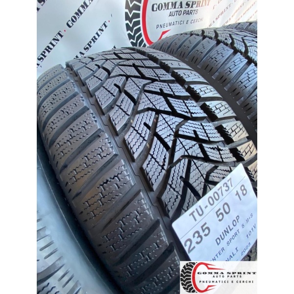 4 PNEUMATICI 235/50 R18 DUNLOP INVERNALI DEMO - immagine 8