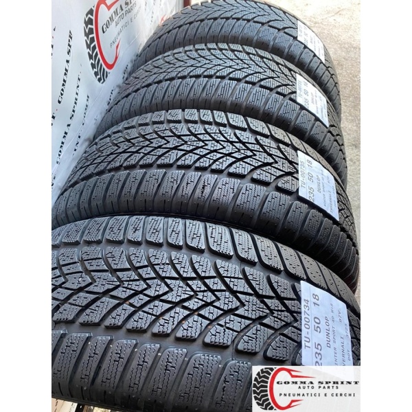 4 PNEUMATICI 235/50 R18 DUNLOP INVERNALI DEMO - immagine 8