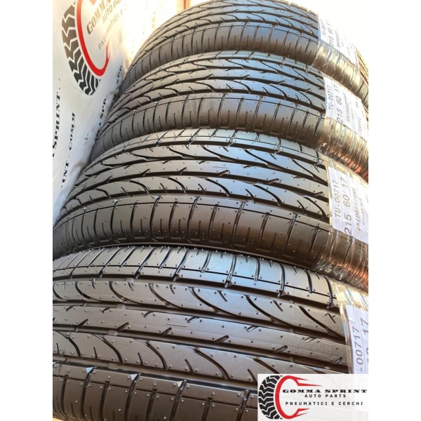 4 PNEUMATICI 215/60 R17 BRIDGESTONE ESTIVE DEMO - immagine 8