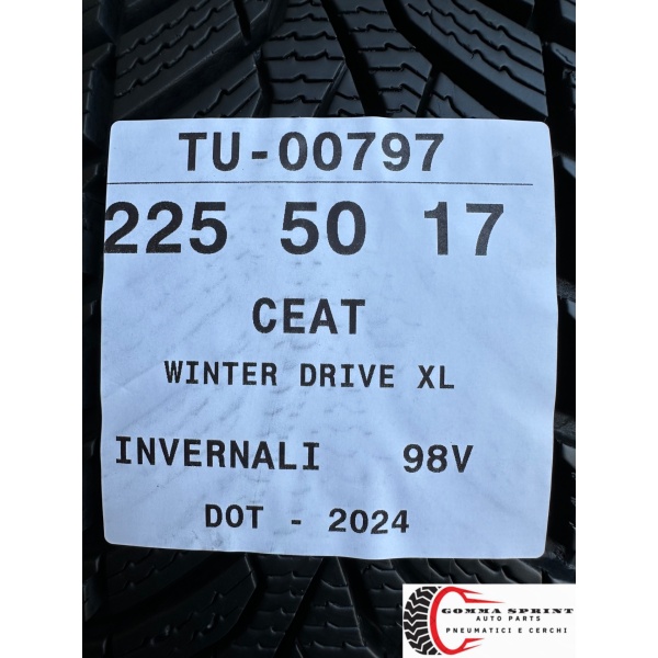4 PNEUMATICI 225/50 R17 CEAT INVERNALI SEMINUOVE - immagine 10