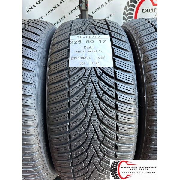 4 PNEUMATICI 225/50 R17 CEAT INVERNALI SEMINUOVE - immagine 2