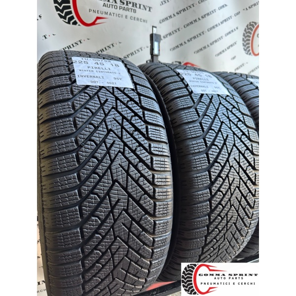 4 PNEUMATICI 225/45 R18 PIRELLI INVERNALI 95% - immagine 6