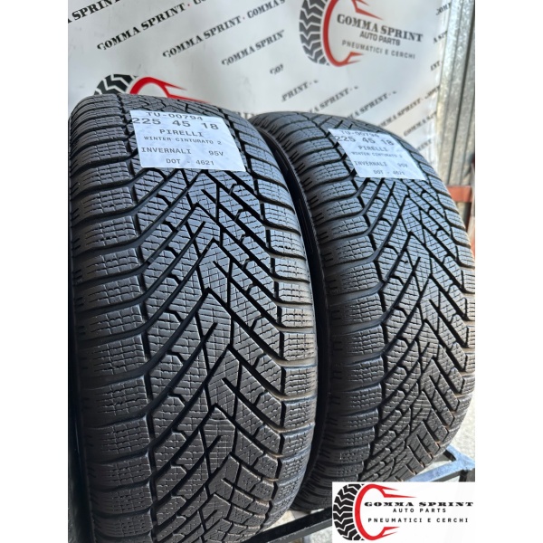 4 PNEUMATICI 225/45 R18 PIRELLI INVERNALI 95% - immagine 7