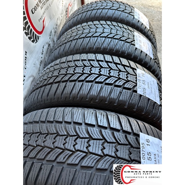 4 PNEUMATICI 205/55 R16 SAVA INVERNALI - immagine 9