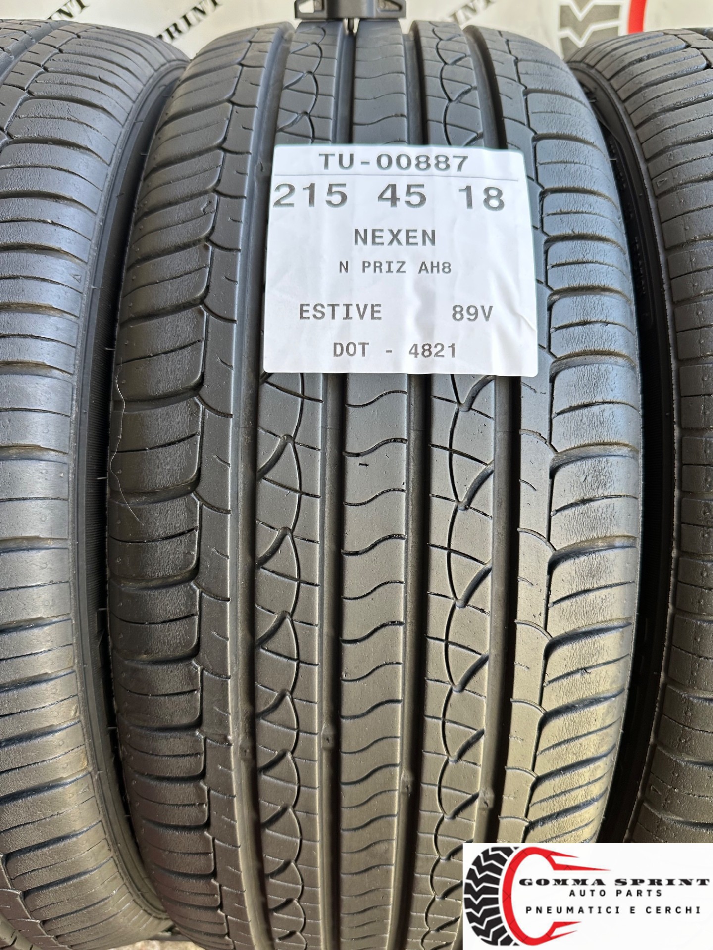 4 PNEUMATICI 215/45 R18 NEXEN ESTIVE SEMINUOVE - immagine 2