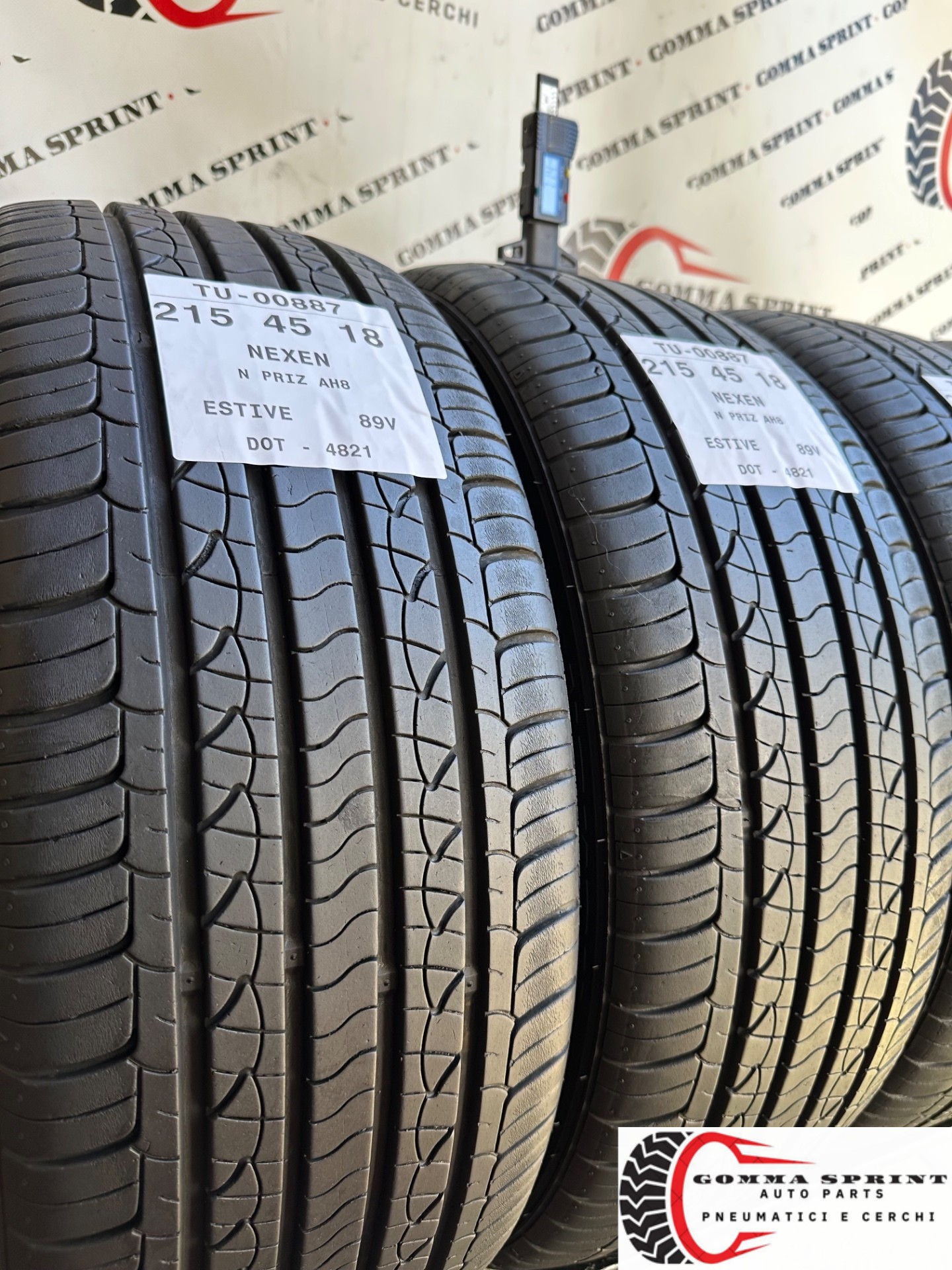 4 PNEUMATICI 215/45 R18 NEXEN ESTIVE SEMINUOVE - immagine 7