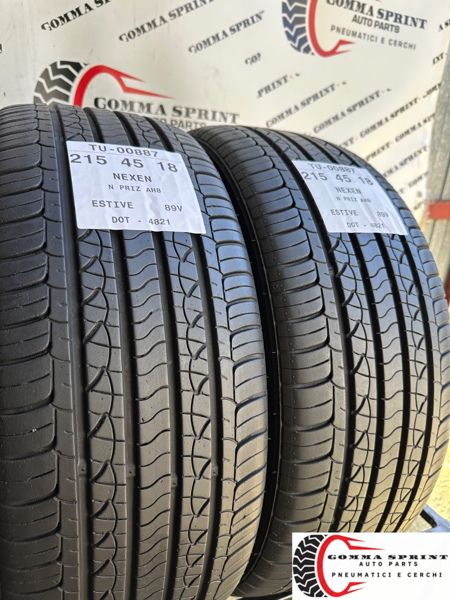 4 PNEUMATICI 215/45 R18 NEXEN ESTIVE SEMINUOVE - immagine 8
