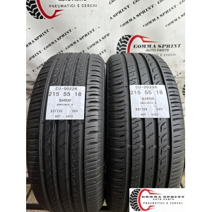 2 PNEUMATICI 215/55 R18 BARUM ESTIVE SEMINUOVE